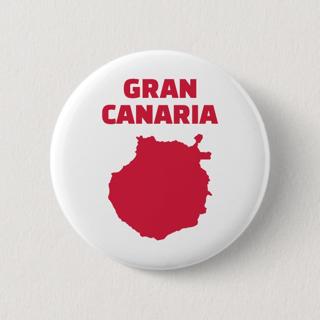 Gran Canaria 6 Cm Round Badge (Front)