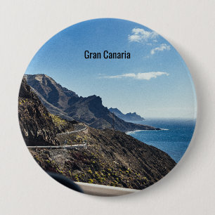 Gran Canaria (Canary Island), Spain, 10 Cm Round Badge