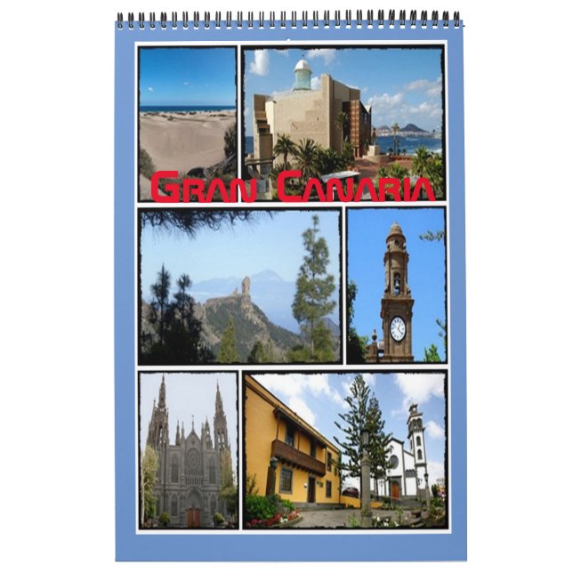 Gran Canaria - Canary Islands - Calendar (Cover)
