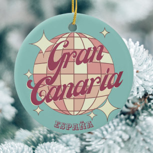 Gran Canaria Spain tourism souvenir decor Ceramic Ornament