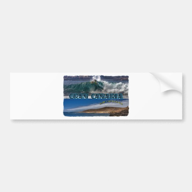 Gran Canaria Surf Challenge Bumper Sticker (Front)