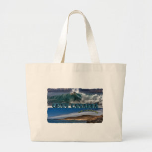 Gran Canaria Surf Challenge Large Tote Bag