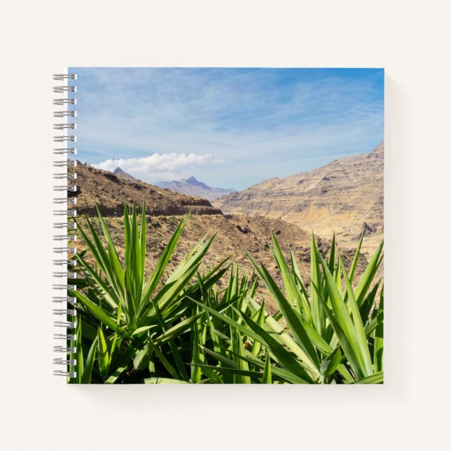 Gran Canary Mountain Landscape Notebook (Front)
