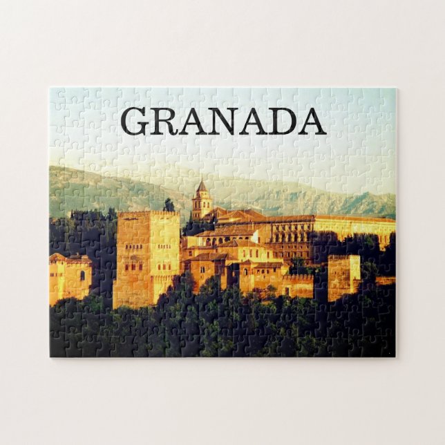 granada alhambra jigsaw puzzle (Horizontal)