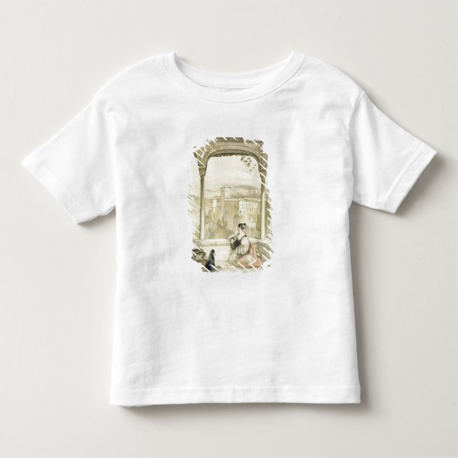 Granada (Alhambra), plate 9 from 'Sketches of Spai Toddler T-Shirt (Front)