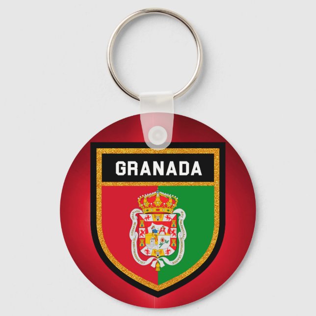 Granada Flag Key Ring (Front)