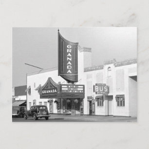 Granada Movie Theatre, 1938 Postcard