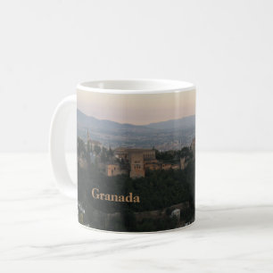 Granada Spain, Alhambra Postcard Coffee Mug