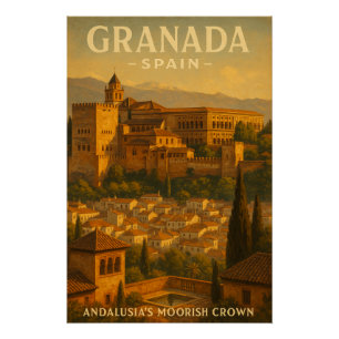 Granada, Spain — Andalusia. Poster