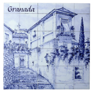 Granada, Spain Ceramic Tile