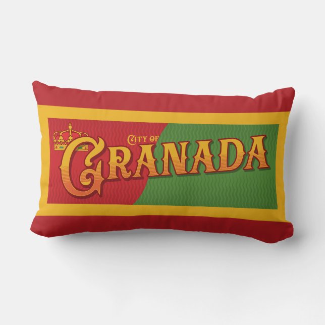 Granada Spain Lumbar Cushion (Back)