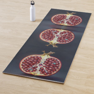 Granatapfel – Wertvolle Frucht für Gesundheit Yoga Mat