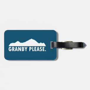 Granby Colorado Please Luggage Tag