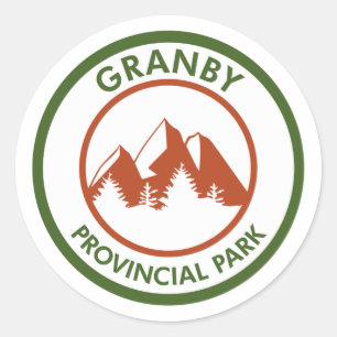 Granby Provincial Park Classic Round Sticker