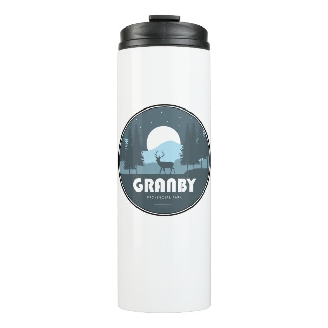 Granby Provincial Park Deer Thermal Tumbler (Front)