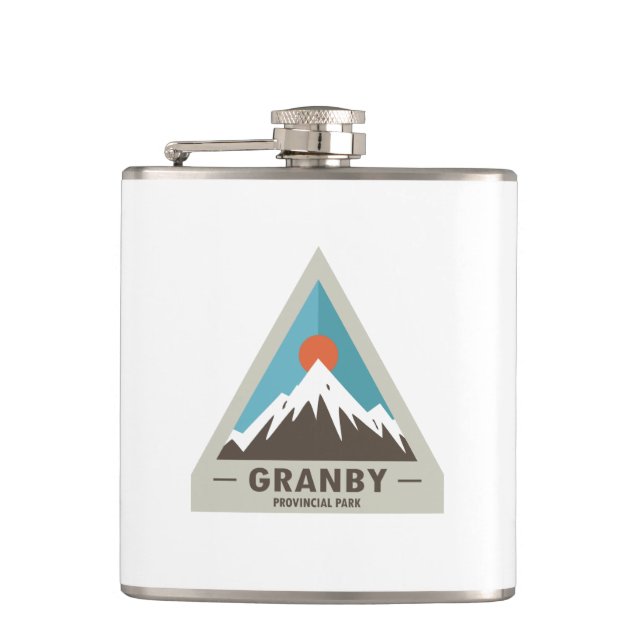 Granby Provincial Park Hip Flask (Front)