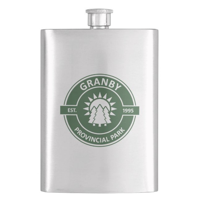 Granby Provincial Park Hip Flask (Front)