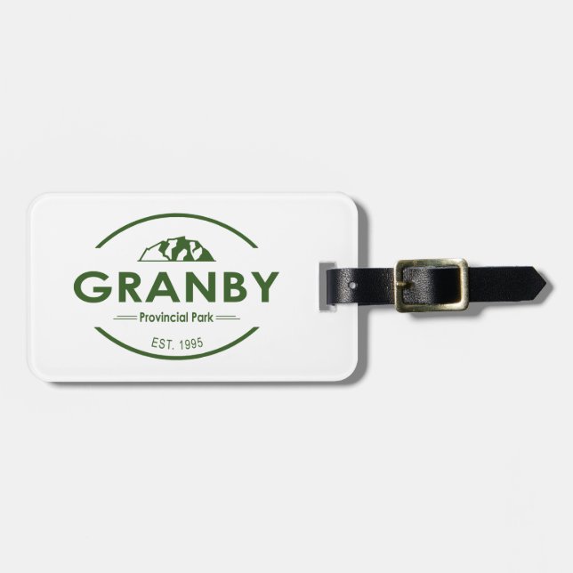 Granby Provincial Park Luggage Tag (Front Horizontal)