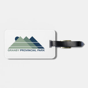 Granby Provincial Park Mountain Sun Luggage Tag