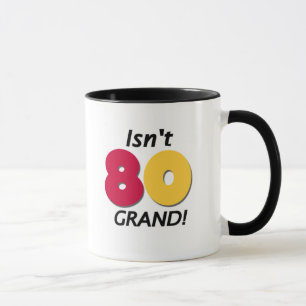 Grand 80th Birthday Mug