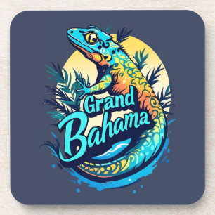 Grand Bahama Caribbean Gecko Coaster