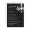 Grand Ballroom Engagement Party Invitation (black)