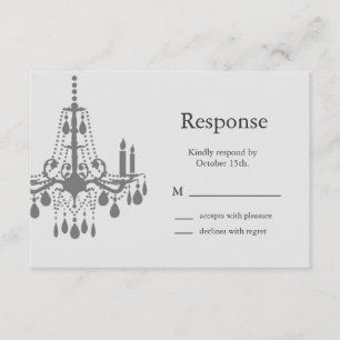 Grand Ballroom RSVP (grey) Card