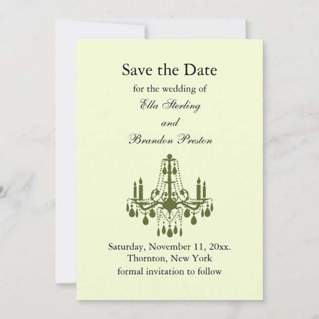 Grand Ballroom Save the Date (green) (Front)