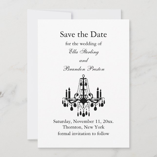 Grand Ballroom Save the Date (white) (Front)