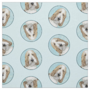 Grand Basset Griffon Vendeen GBGV Original Dog Art Fabric