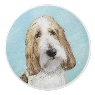 Grand Basset Griffon Vendeen - Original Dog Art Ceramic Knob
