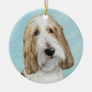 Grand Basset Griffon Vendeen - Original Dog Art Ceramic Ornament
