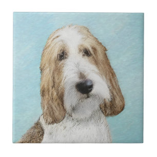 Grand Basset Griffon Vendeen - Original Dog Art Ceramic Tile