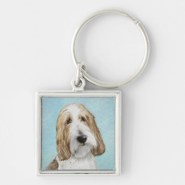 Grand Basset Griffon Vendeen - Original Dog Art Key Ring (Front)