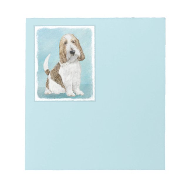 Grand Basset Griffon Vendeen - Original Dog Art Notepad (Front)