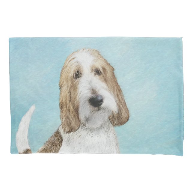 Grand Basset Griffon Vendeen - Original Dog Art Pillowcase (Front)