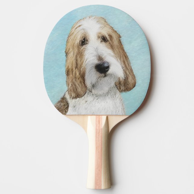 Grand Basset Griffon Vendeen - Original Dog Art Ping Pong Paddle (Front)