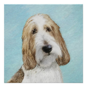 Grand Basset Griffon Vendeen - Original Dog Art Poster
