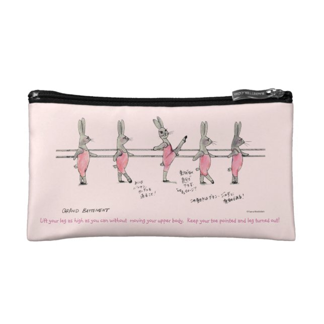 GRAND BATTEMENT MAKEUP BAG (Front)