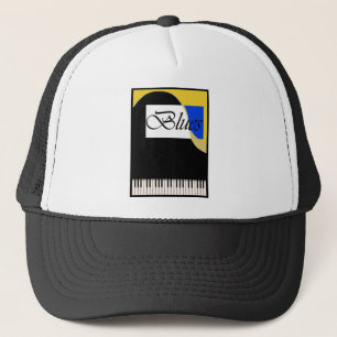 Grand Blues Piano Trucker Hat