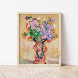 Grand Bouquet au Vase en Porcelaine   Louis Valtat Poster