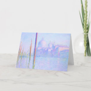 Grand Canal in Venice (by Claude Monet) Card