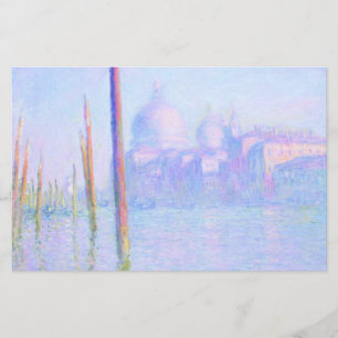Grand Canal in Venice (by Claude Monet) Stationery