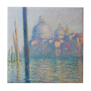 Grand Canal Monet Venice Italy Classic Painting Ceramic Tile