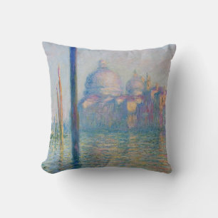 Grand Canal Monet Venice Italy Classic Painting Cushion