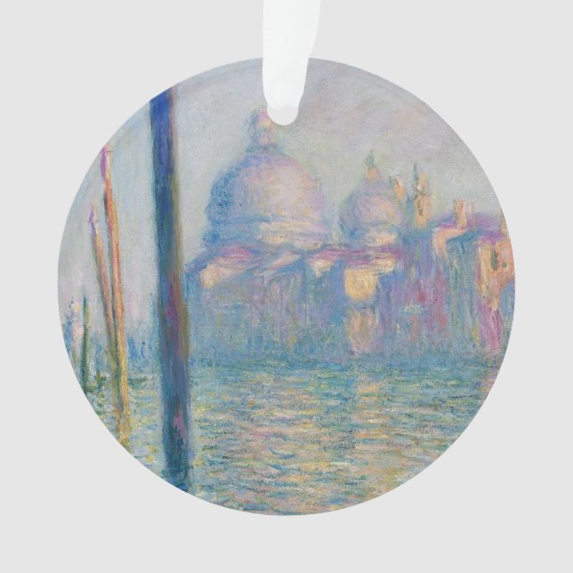 Grand Canal Monet Venice Italy Classic Painting Ornament (Front)