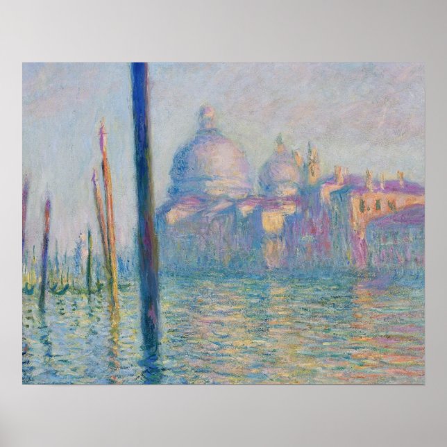 Grand Canal Monet Venice Italy Classic Painting Poster (Front)