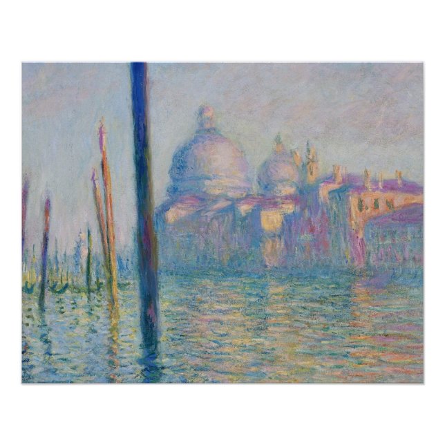 Grand Canal Monet Venice Italy Classic Painting Poster (Front)