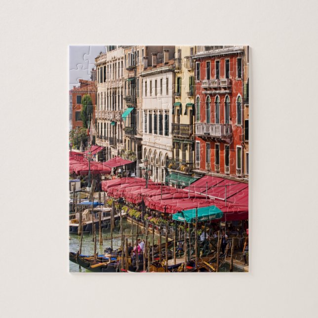 Grand Canal of Venice Italy with gondola boats Jigsaw Puzzle (Vertical)