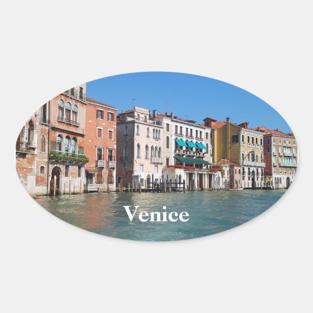 Grand Canal Oval Sticker (Front)